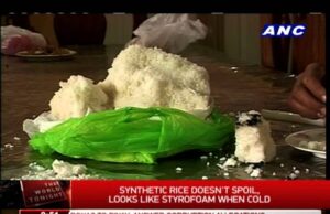Identificarea orezului fals (toxic) făcut din plastic și amidon!
