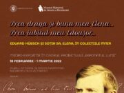 Deschiderea micro-expoziției „Eduard Hübsch și soția sa, Elena”, exponatul lunii februarie 2022, la Muzeul Național de Istorie a României
