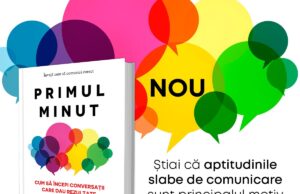 Editura Librex lansează ,,Primul minut“, cel mai valoros ghid pentru o comunicare clară și concisă la locul de muncă