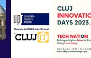 Universitatea Politehnica Timișoara se alătură Cluj IT Cluster (cel mai vechi și reprezentativ consorțiu de profil din țară cu 80 de companii membre, 12 Universități din toată țara și două Institute de Cercetare ale Academiei Româna). „Cluj Innovation Days 2023”. Andrei Kelemen, CEO Cluj IT Cluster: „Viziunea noastră este despre o țară în care lucrurile nu se mai petrec la întâmplare”