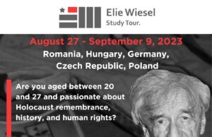 Studenți Masteranzi și Doctoranzi: „Lansarea Turului de Studiu – Elie Wiesel 2023” – Ediția a VI-a (Corespondență de la jurnalistul Geo Scripcariu RadioPunctLondra)