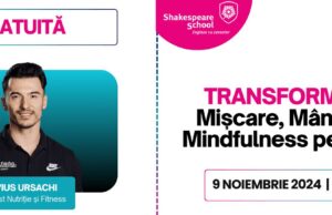 Conferința (gratuită) „Shakespeare & Bodyshape” cu Jurnalul Bucureștiului (partener cultural – educațional al evenimentului)