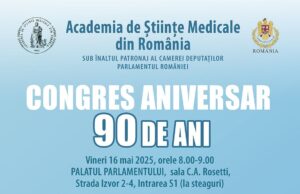 ASM (Academia de Științe Medicale) – Congres aniversar (90 de ani de la înființare) – cu Jurnalul Bucureștiului (publicație cultural – educațională și științifică franco – română cu caracter academic, acreditată și promovată de Economic and commercial mission of La Francophonie in Central and Eastern Europe ca sursă sigură de informare)