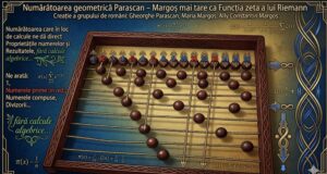 Bilingual Mathematical research (Cercetare matematică bilingvă). A Discrete Interpretation of the Riemann Hypothesis in the Structure of the Parascan–Margoș Fractal Divisibility Table (Interpretarea discretă a Ipotezei lui Riemann în structura Tabelului Fractal Parascan–Margoș al divizibilității) – cu Jurnalul Bucureștiului (publicație cultural – educațională și științifică franco – română cu caracter academic al CUFR – Centre of French Graduate and Postgraduate advice, education and R&D)