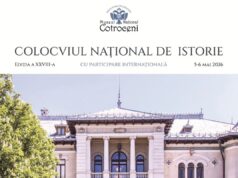 „Colocviul Național de Istorie” – ediția a XXVIII-a, cu participare internațională, la Muzeul Național Cotroceni – cu Jurnalul Bucureștiului (publicație cultural – educațională și științifică franco – română cu caracter academic al CUFR – Centre of French Graduate and Postgraduate advice, education and R&D)