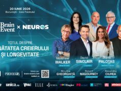 Articol cu caracter științific bilingv (Bilingual scientific article). Conferința Brain Event 2026 aduce la București elita mondială a cercetării în longevitate și sănătatea creierului ( Brain Event 2026 Conference Brings the World’s Leading Experts in Longevity Research and Brain Health to Bucharest) – cu Jurnalul Bucureștiului (publicație cultural – educațională și științifică franco – română cu caracter academic al CUFR – Centre of French Graduate and Postgraduate advice, education and R&D)